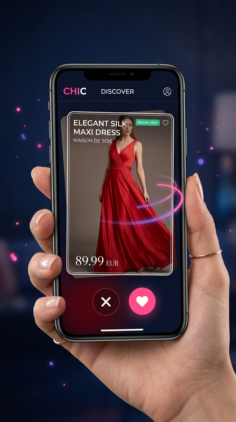 ChicFlow - Modo descubrir Tinder